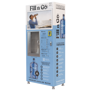Alkaline water refill station